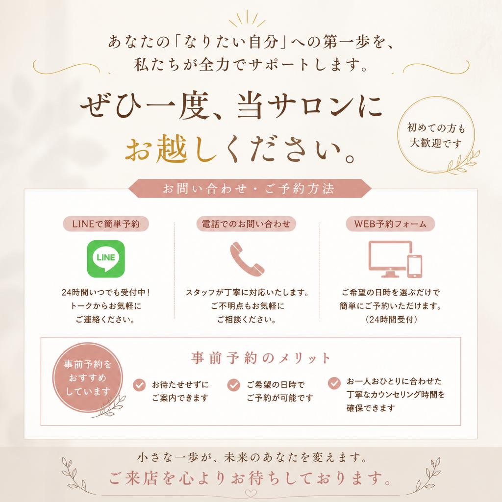 さあ、あなたの変化を体験しよう！